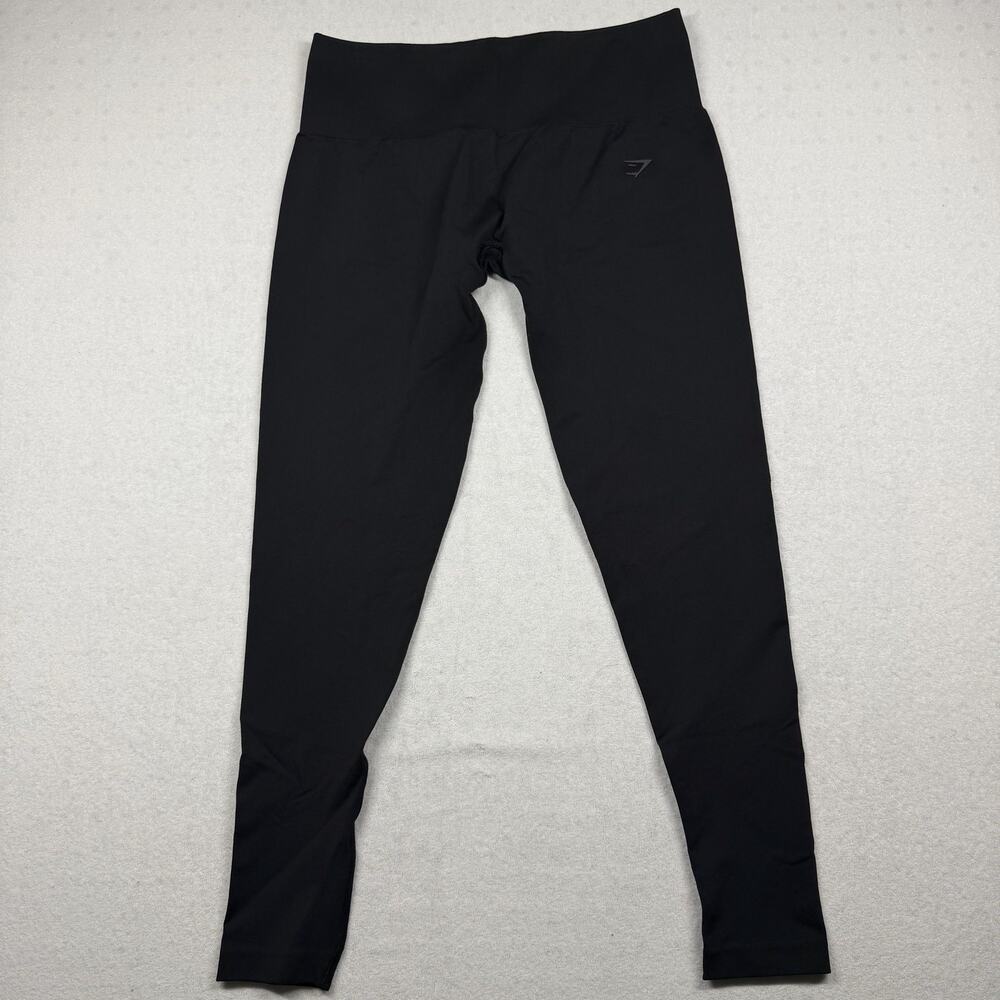 Gymshark High Waisted Leggings Women’s Medium Black Seamless Workout Yoga